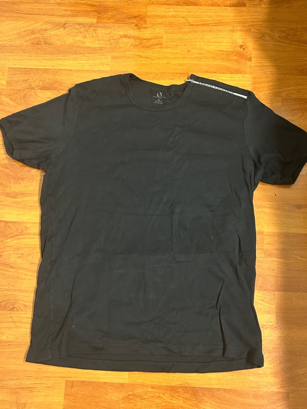 Express Black Short-Sleeve Crew Neck Tee